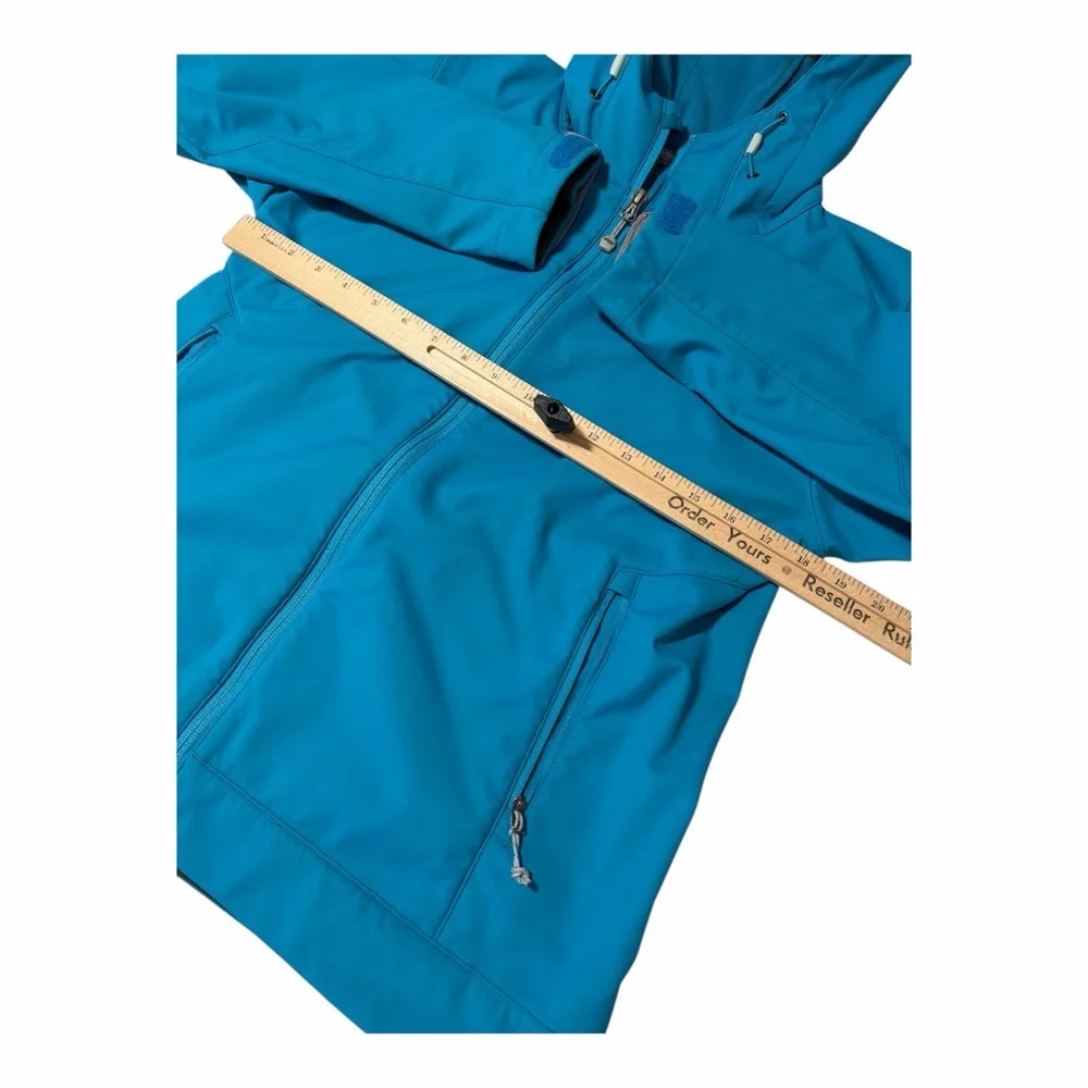 Outdoor Research Women’s Fleece Lined‎ Softshell Hooded Jacket Blue Size Medium